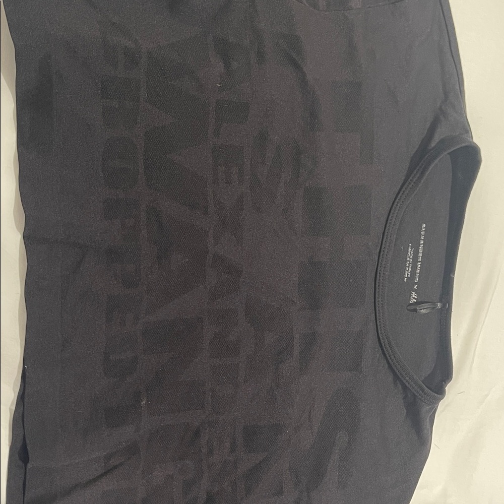 Alexander Wang Charcoal Crop Top